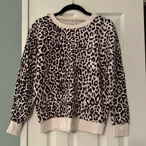 J Crew Leopard Sweatshirt